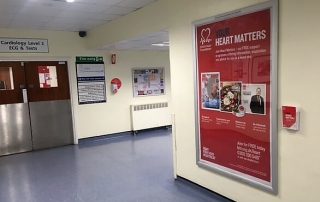healthcare advertising posters- Pulse Outdoor Media - British Heart Foundation Cardiology