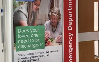 Pulse Outdoor Media HomeTouch advertisement