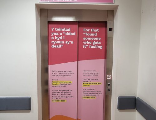 New campaign | Breast Cancer Now lift wraps