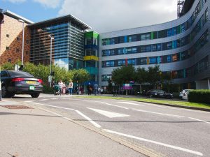 Exterior photo of Queen Alexandra Hospital, Portsmouth