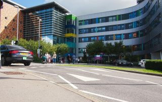 Exterior photo of Queen Alexandra Hospital, Portsmouth
