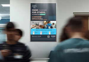 Poster advert for Southern Housing in Sussex hospitals