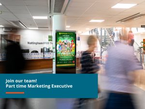 Image of digital hospital advertising screen