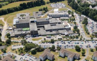 Aerial image of North Devon District Hospital