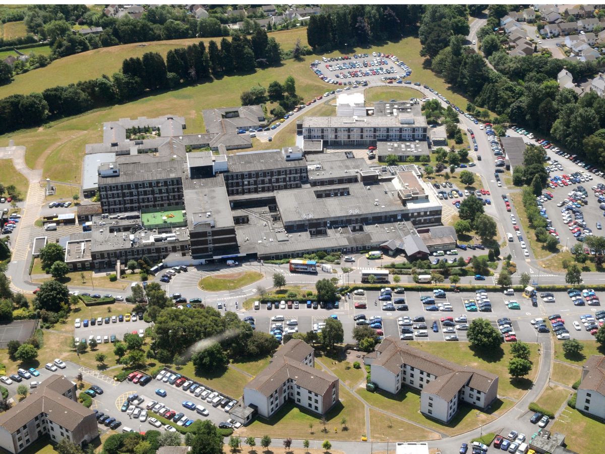 Aerial image of North Devon District Hospital