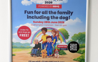 Image of a hospital advertising poster promoting the Heart & Stroll 2026 event