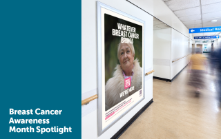 Campaign spotlight Breast Cancer Now hospital poster